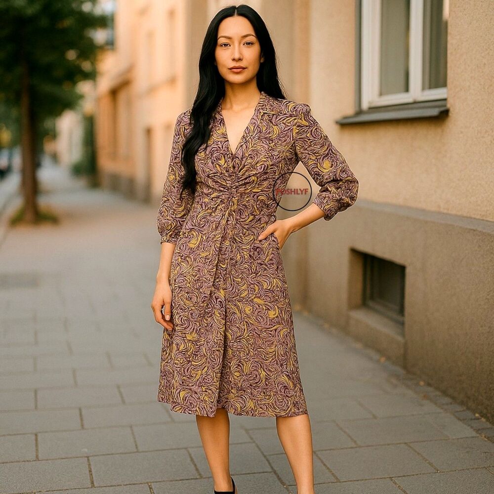Cinq a Sept Dayna Midi Dress Size 4